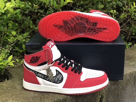 dior x air jordan 1 high chicago|Dior jordan 1 high sneakers.